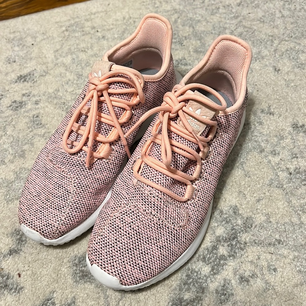 Pink adidas shoes